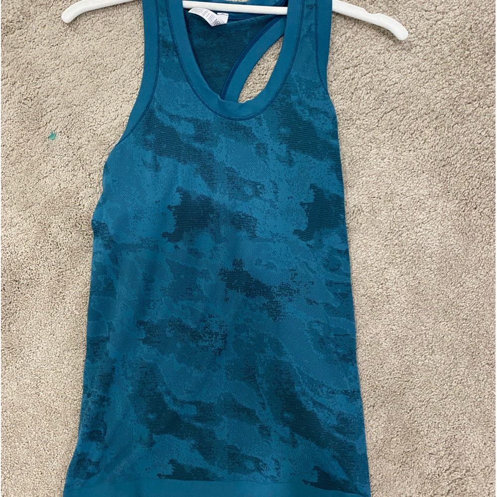 Athleta blue/green tank top size XS